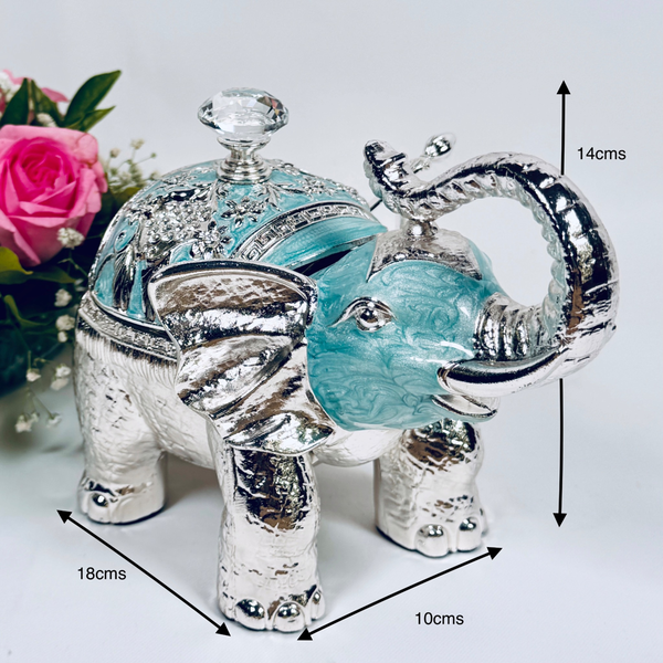 Blue Elephant Candy Jar