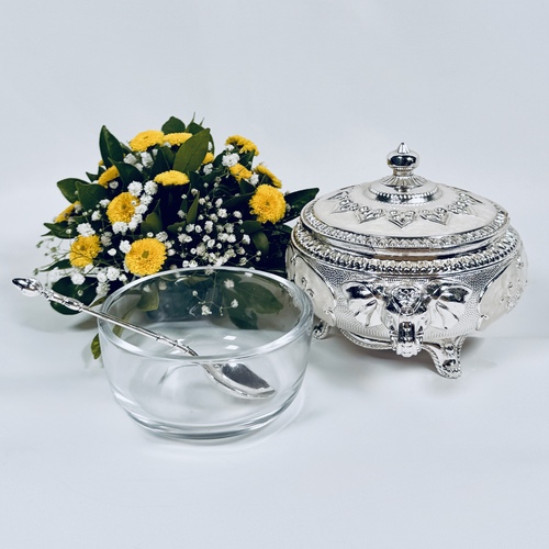 Elephant Motif Candy Jar