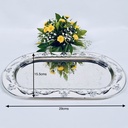 German Silver Oval Tray