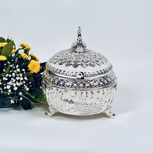 [CBSPGS0015] Peacock Candy Jar